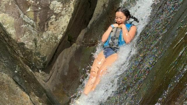 El Yunque Rainforest Famous Waterslide, Waterfalls