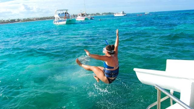 Punta Cana: Private Party Boat with Slide and BBQ