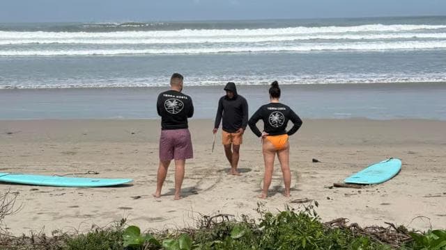 Nosara: Playa Guiones Surf Lesson with Local Instructor