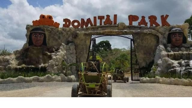 Punta Cana: Domitai Park Zipline, Buggy & Cenote Tour