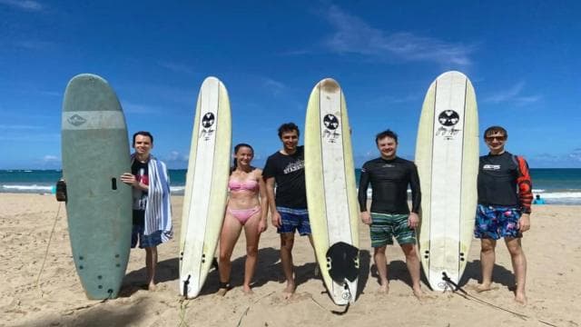 Rincon: Beginner Surf Lesson