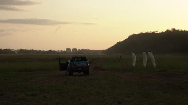 Jaco; Magic sunset paragliding flight-