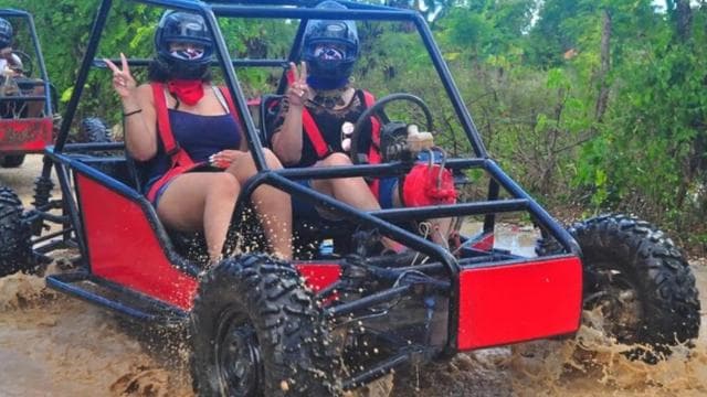 Dominican Buggy from Punta Cana with Beach and Cenote