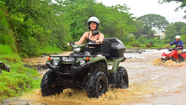 Jaco Beach & Los Suenos: Double ATV & Waterfalls Stop