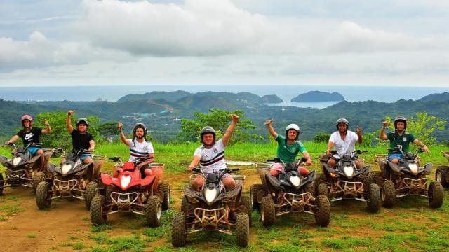 From San Jose: Zipline, ATV and Waterfalls Combo Tour