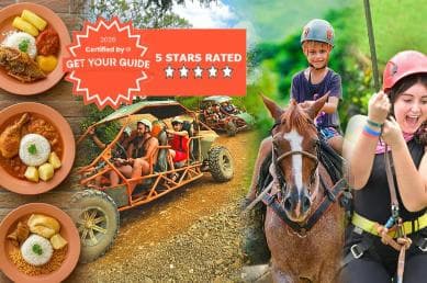 7 TOURS in 1 Day: Zipline Chairlift ATV Horseback Punta Cana