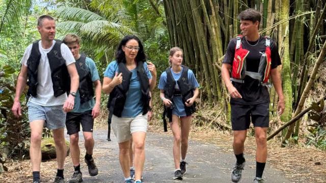 San Juan: El Yunque Tour Water Slide, Rope Swing & Pickup