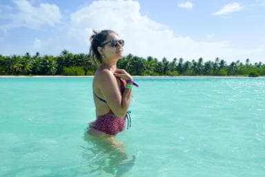 Punta Cana: Saona Island All Included Open Bar Catamaran