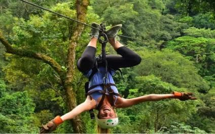 Puerto Plata: Zipline and Waterfall Adventure with Lunch
