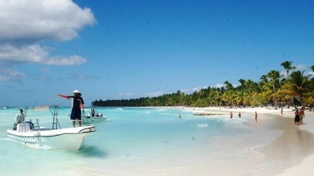 From Bayahíbe: Saona Island Catamaran Cruise with Buffet