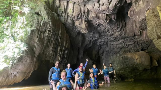 San Juan: Arenales Caves, Waterfall, Spring & River Swimming