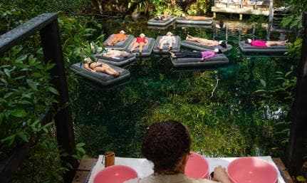 Punta Cana Cenote: Floating Sound Healing & Swim