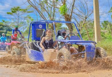 Punta Cana: Off-Road ATV Tour, Buggy Macao Beach. Free Pickup