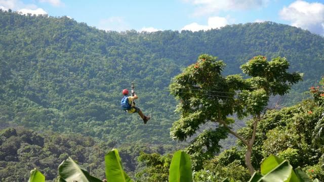 Puerto Rico: Yunque Ziplining at the Rainforest