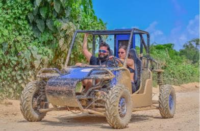 Punta Cana: Off-Road ATV Tour, Buggy Macao Beach. Free Pickup