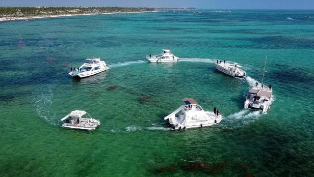 Punta Cana Booze Cruise, Snorkeling, with Sand-Bar