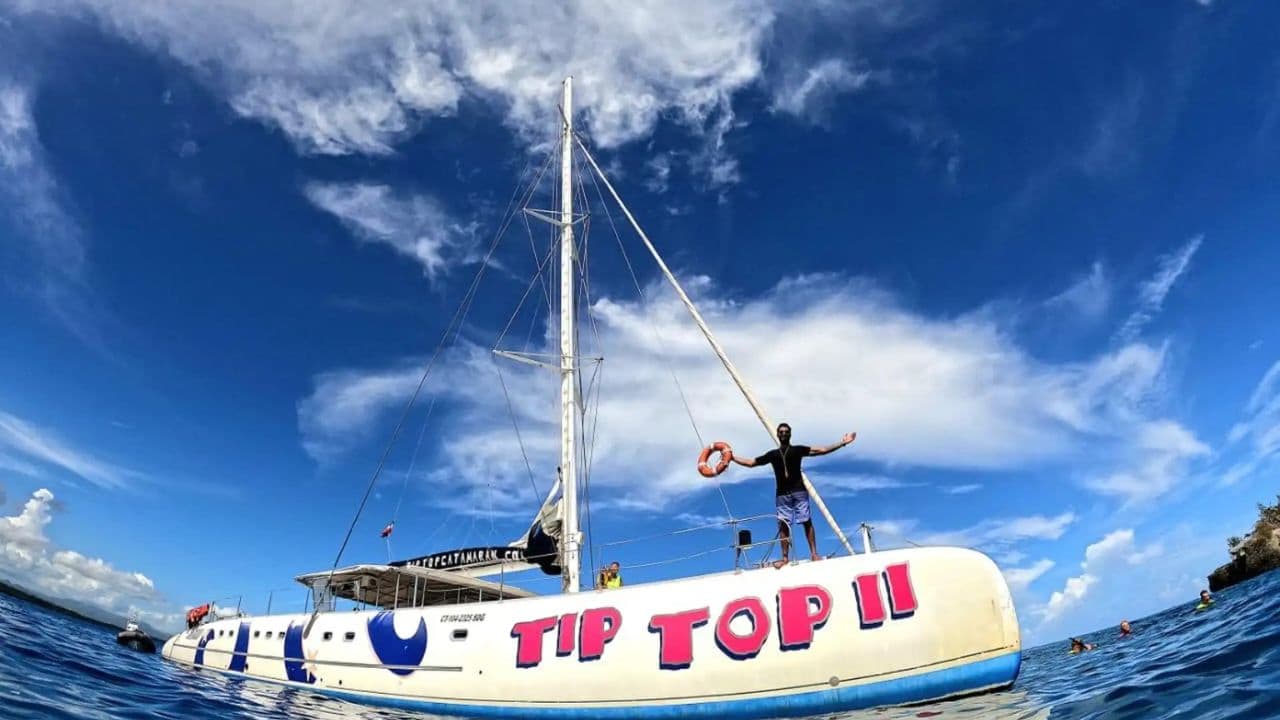 From Puerto Plata: Cayo Arena Private Catamaran Trip & Lunch