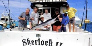 Punta Cana offshore private fishing charter “Sherlock” 39 ‘