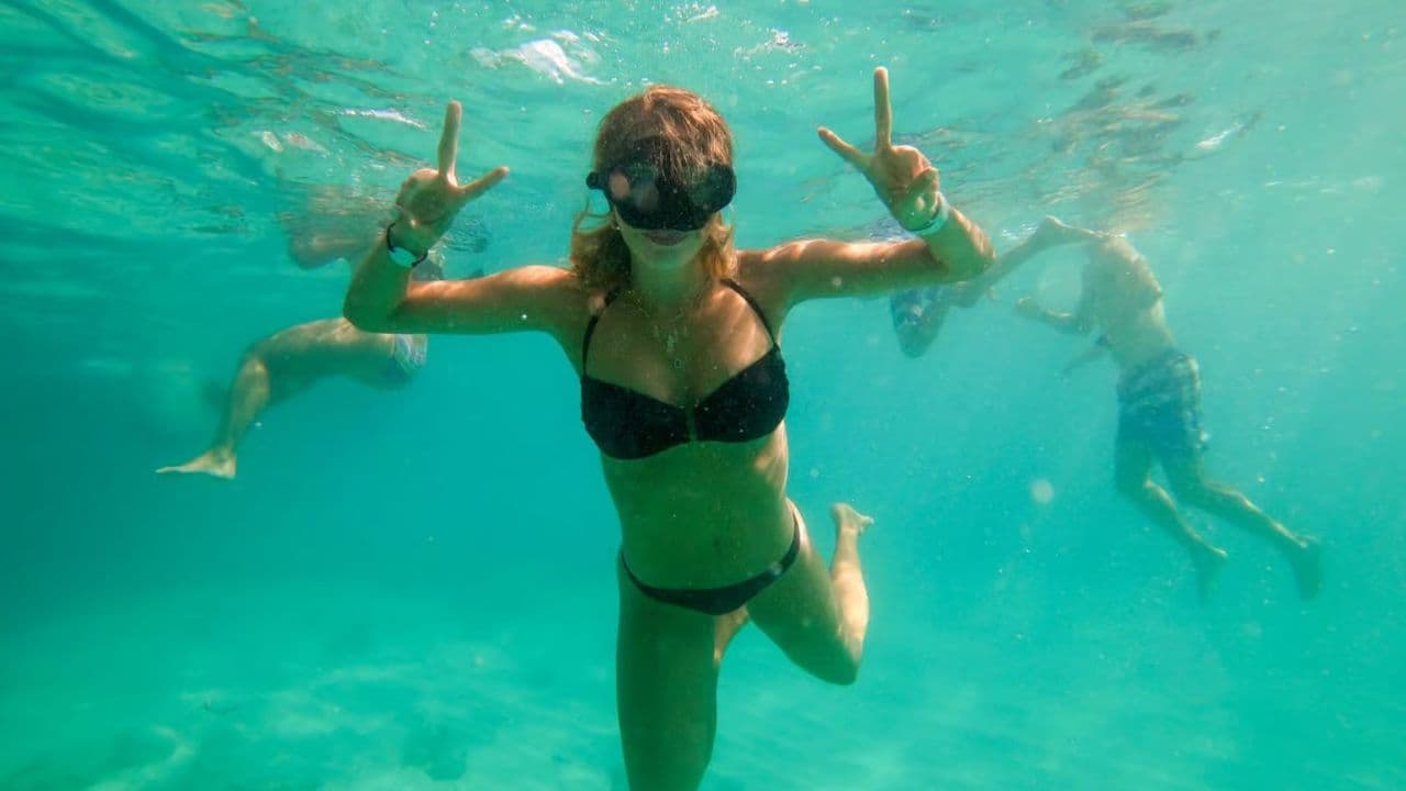 Party boat catamaran trinity| snorkeling| private beach