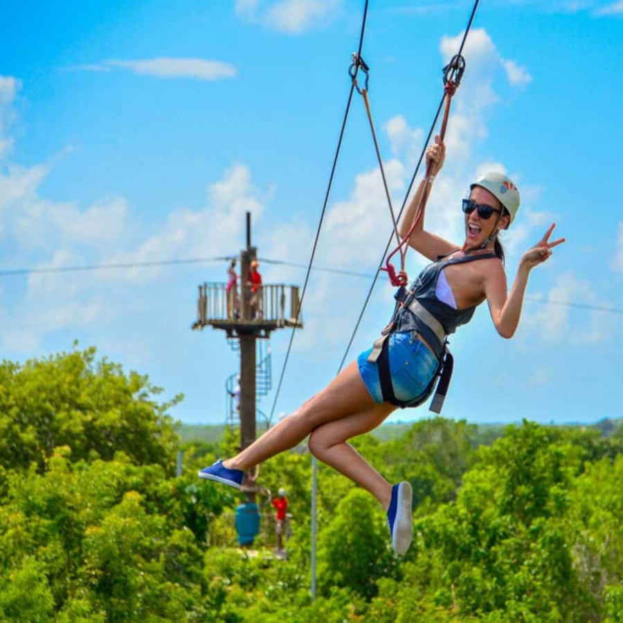 Punta Cana: Rainforest Zipline Adventure