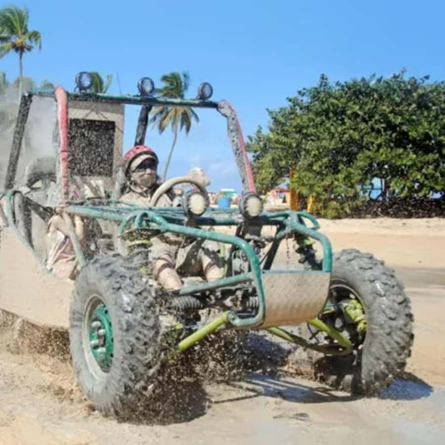 Punta Cana: Buggy Tour with Macao Beach Visit