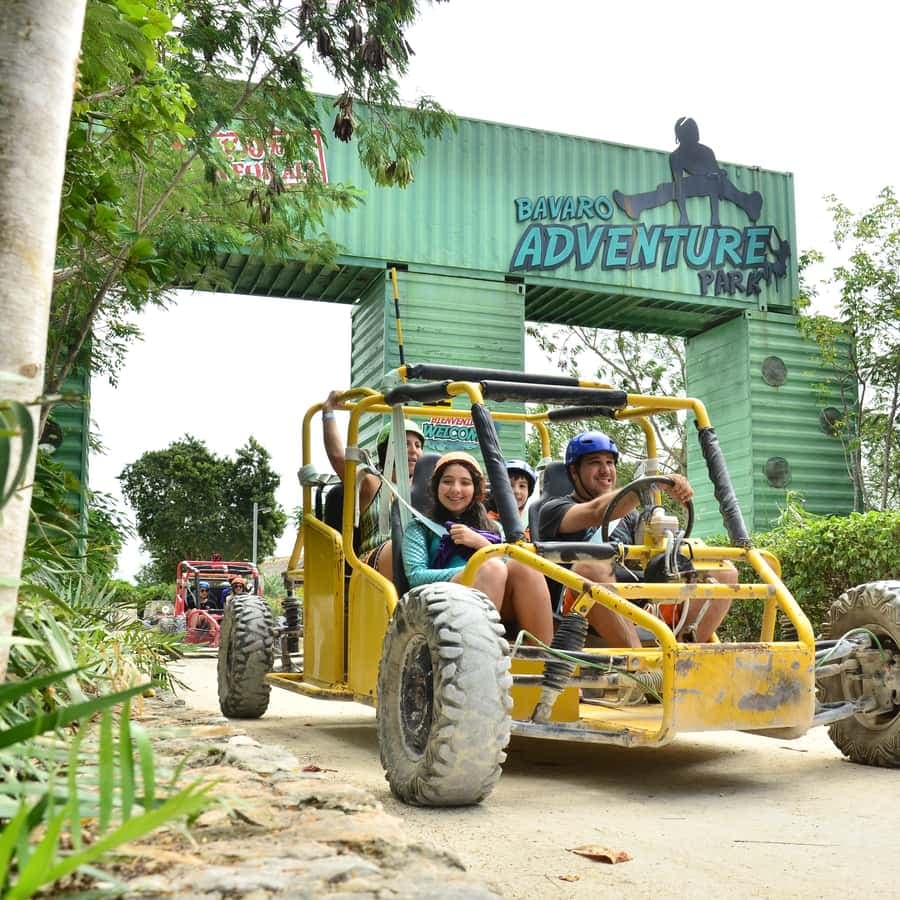Buggy Ride, Zipline Splash & Waterfall Pool Combo with Lunch