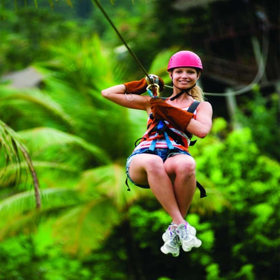Zip Line Playa Esmeralda With Redonda Mountain