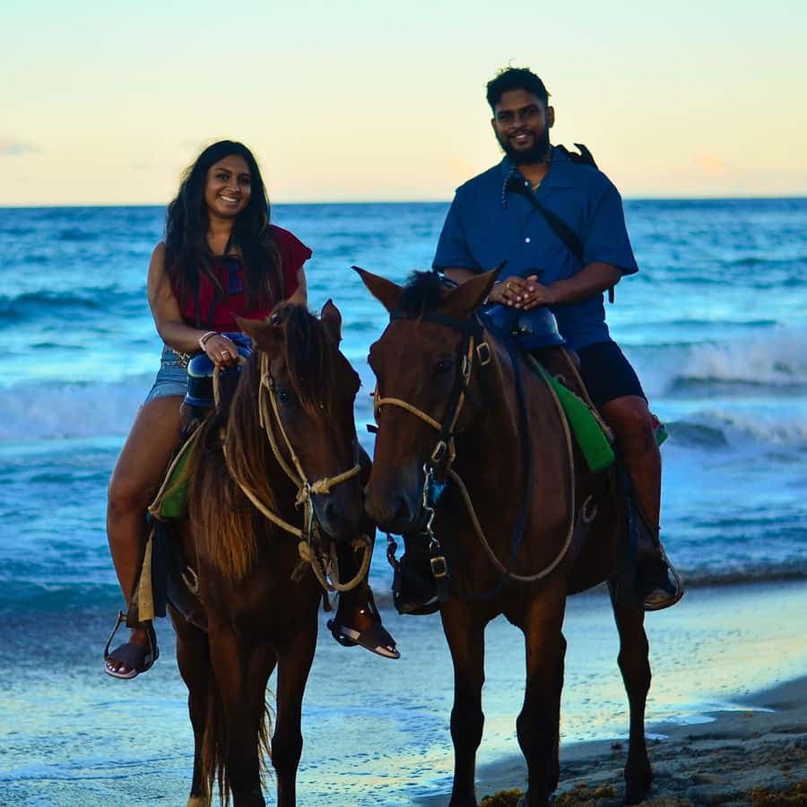 Punta Cana: Horseback Riding Tour with Sunset at Macao Beach