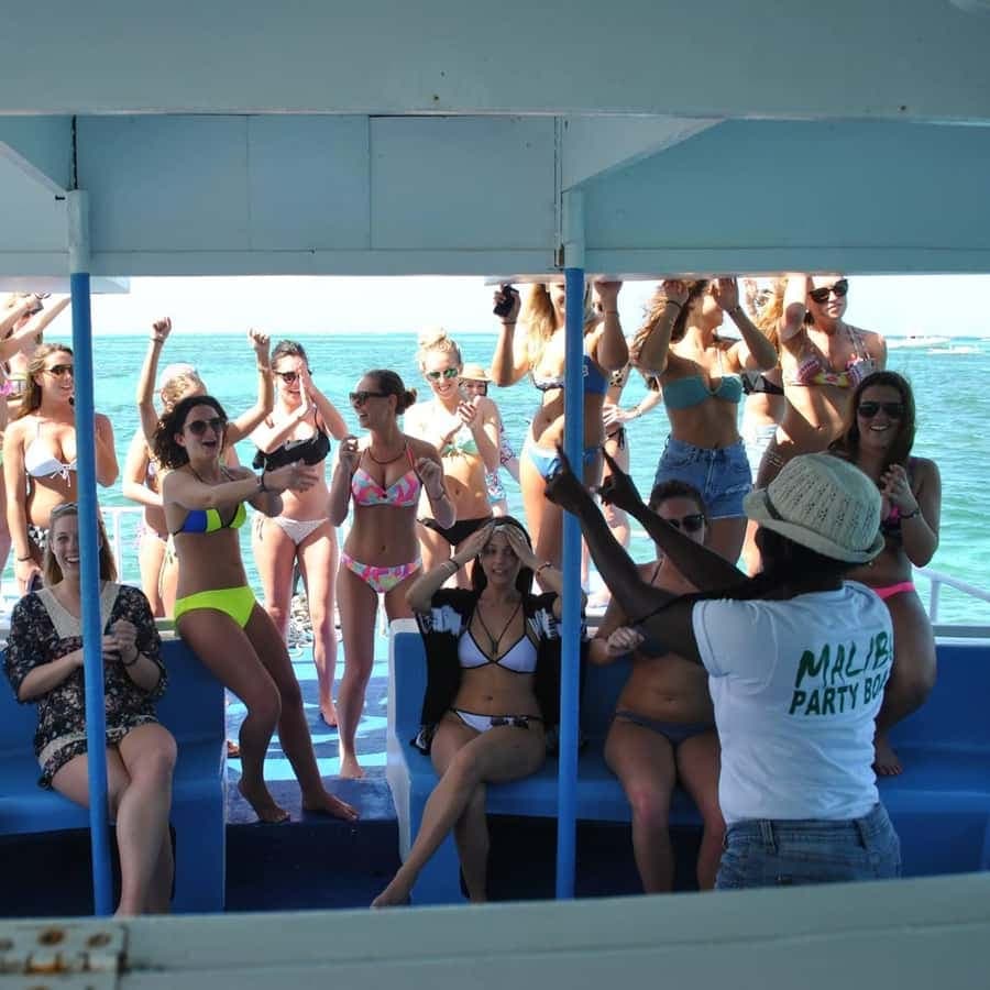 Punta Cana: All Inclusive Party Boat with Music & Snorkeling