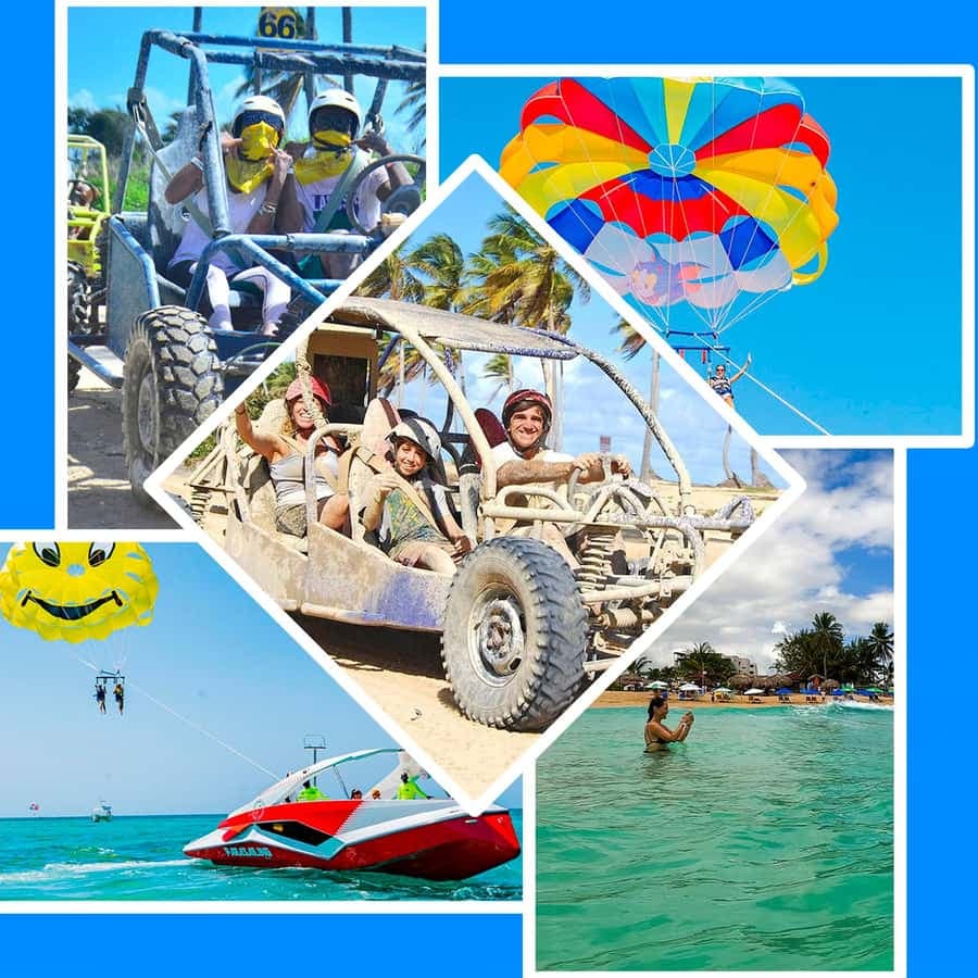 Punta Cana: Boogie Boarding and Parasailing Adventure