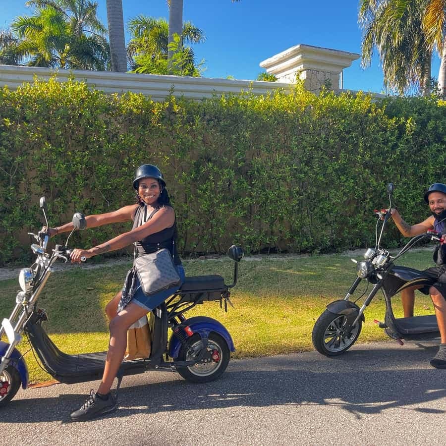 Bavaro Punta Cana: City Tour with Harley models E-Scooters