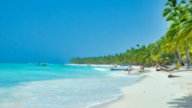 From Punta Cana: Saona and Mano Juan Day Trip by Catamaran