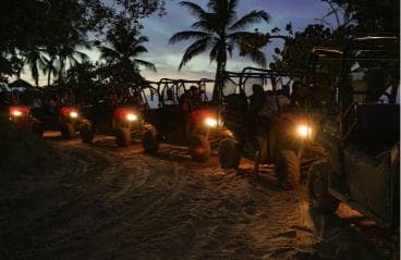 Punta Cana: Sunset Buggy Tour With Cave Swim and Dance Show
