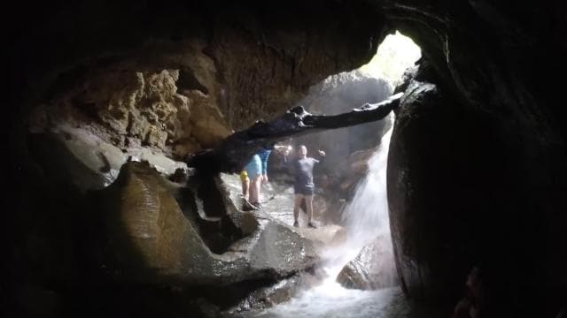 San Juan; Charco Azul & Cueva del Indio Adventure