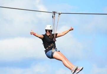 Buggy Ride, Zipline Splash & Waterfall Pool Combo with Lunch