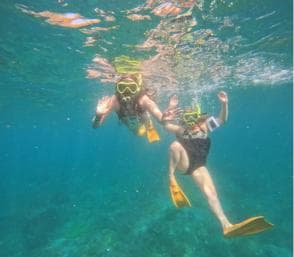 Private: Catamaran Adventure & Beach BBQ at Catalina Island