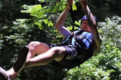 Puerto Plata/Amber Cove: Zipline and Waterfalls with Lunch