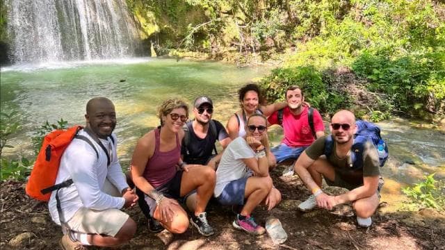 Sabana de la mar: Salto Limon, Cayo Levantado with lunch