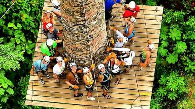From San Jose: Zipline, ATV and Waterfalls Combo Tour