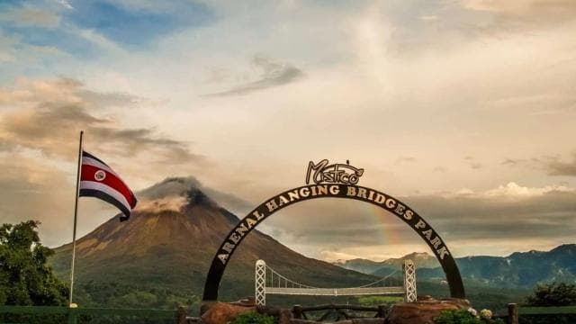 From La Fortuna: Mistico Arenal Hanging Bridges Park Tour