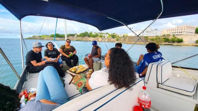 BEACH DAY EXPERIENCE | Private "Party Boat" San Juan Bay