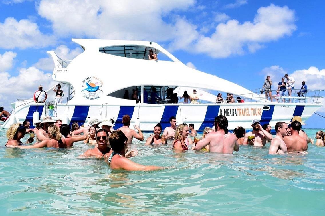 Sand-Bar Punta Cana Party Boat unlimited drinks, snorkeling Vibes