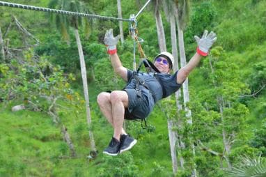 Private: Punta Cana ZipLine Adventure with Suspension Bridge