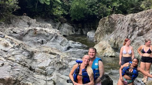 El Yunque hike ,river and water slides excursion