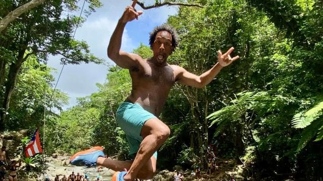 San Juan: Transport to El Yunque Famous Waterslide Adventure