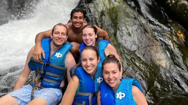 San Juan: Transport to El Yunque Famous Waterslide Adventure