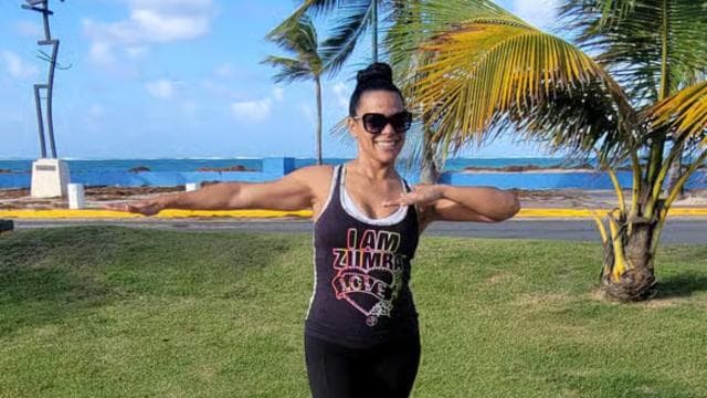 Latin Zumba Beach Class in San Juan, Puerto Rico
