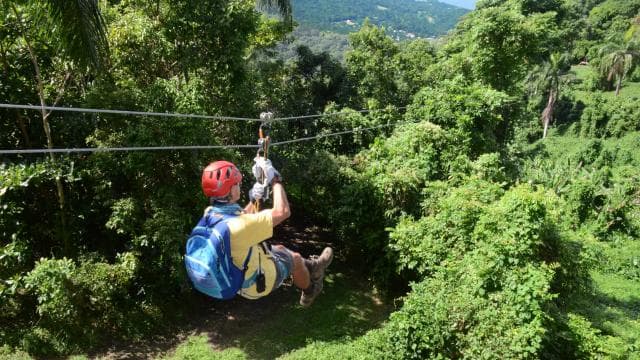 Puerto Rico: Yunque Ziplining at the Rainforest