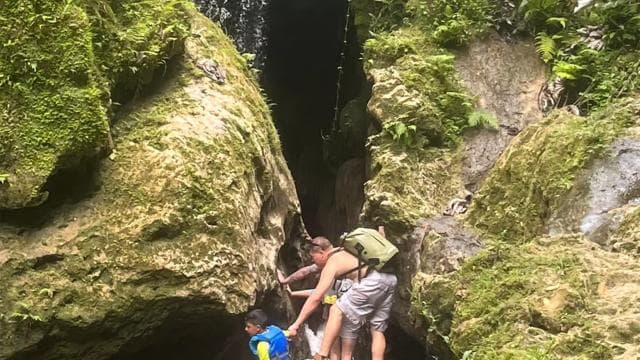 Caves, Canyon & Waterfall Adventure in Charco Azul